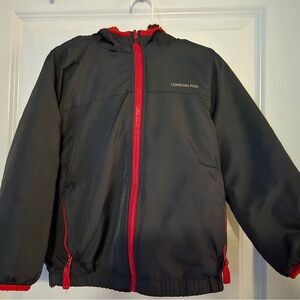 London Fog Kids Jacket with Red Accents